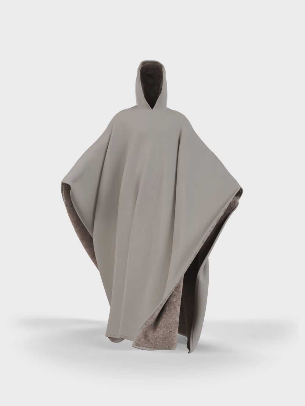 Cozy Warm SnugCloak-Midnight Plum-Daisy Print Style