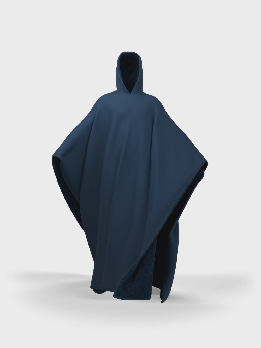 Cozy Warm SnugCloak-Midnight Plum-Daisy Print Style